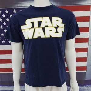 VINTAGE Star Wars T-Shirt Navy Blue Sz Large